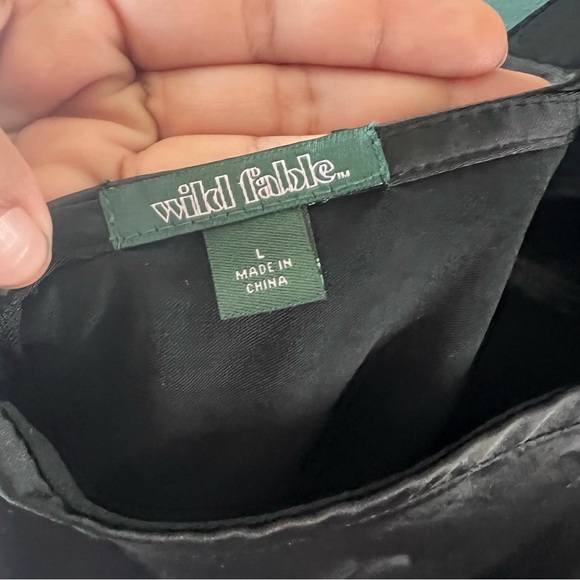 Wild fable satin slip dress size Large - Picture 4 of 9